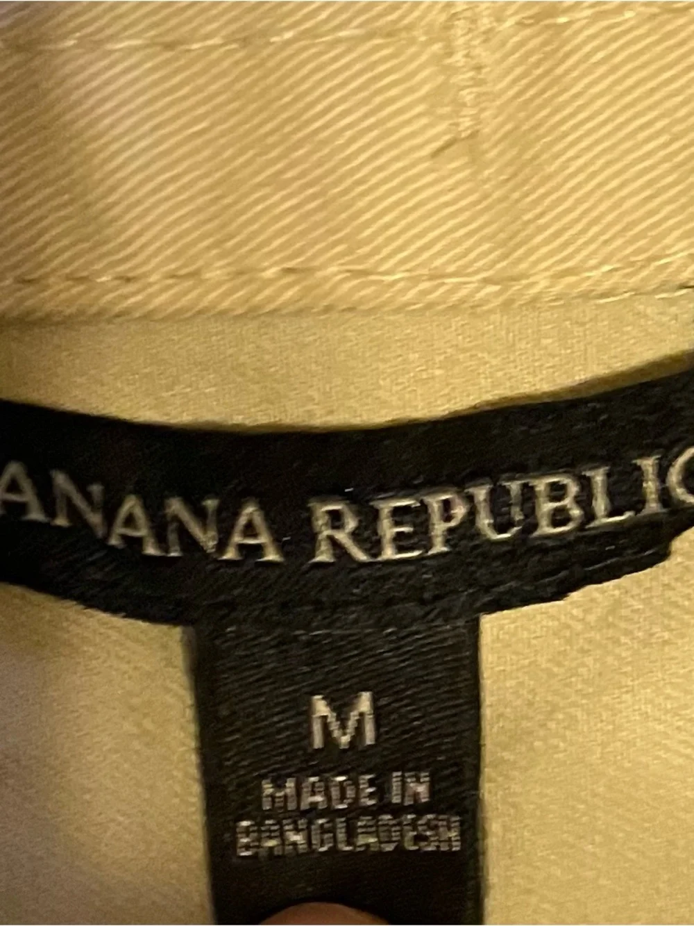 Banana Republic Light Olive Button-Front Shirt Jacket